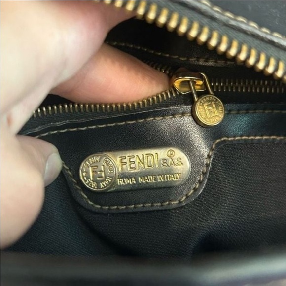 Authentic Vintage FENDI Calfskin Pequin Stripe “RARE VINTAGE”❣️ - Picture 8 of 9